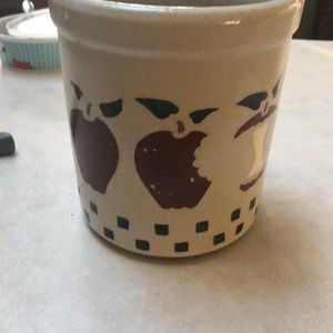 Antique 2 Quart pottery crock